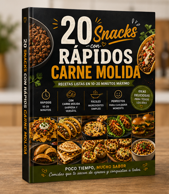 20 SNACKS FÁCILES CON CARNE MOLIDA