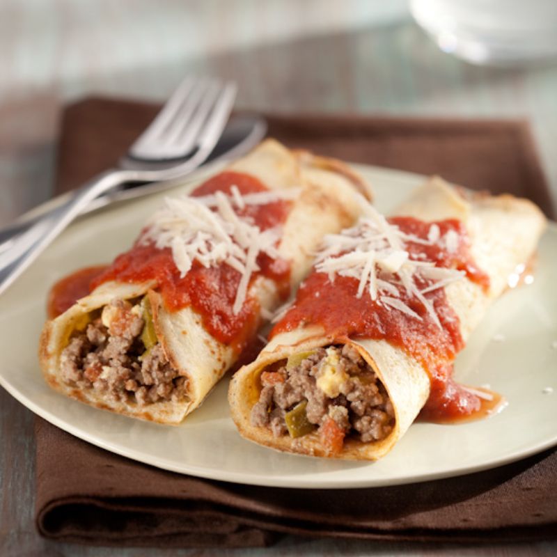 Panqueque Relleno Fit